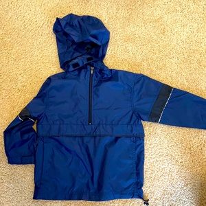 Pro spirit boys rain jacket. Navy blue. Size XS